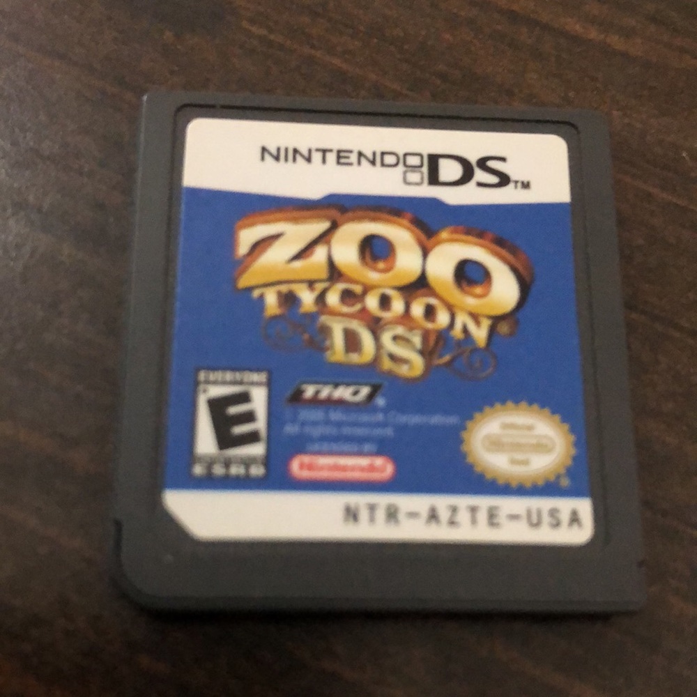 Zoo Tycoon DS Game